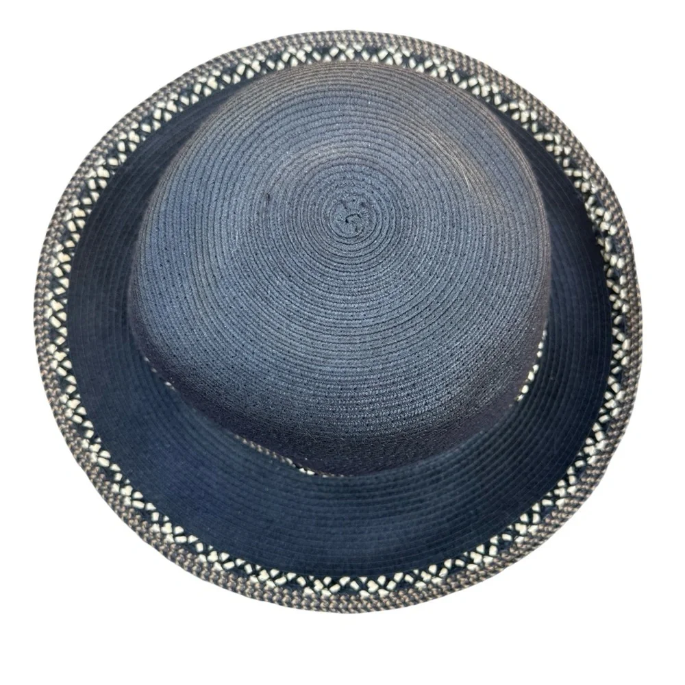 Eric Javits New York Packable Black Hat Fedora Small/Medium - Picture 3 of 8